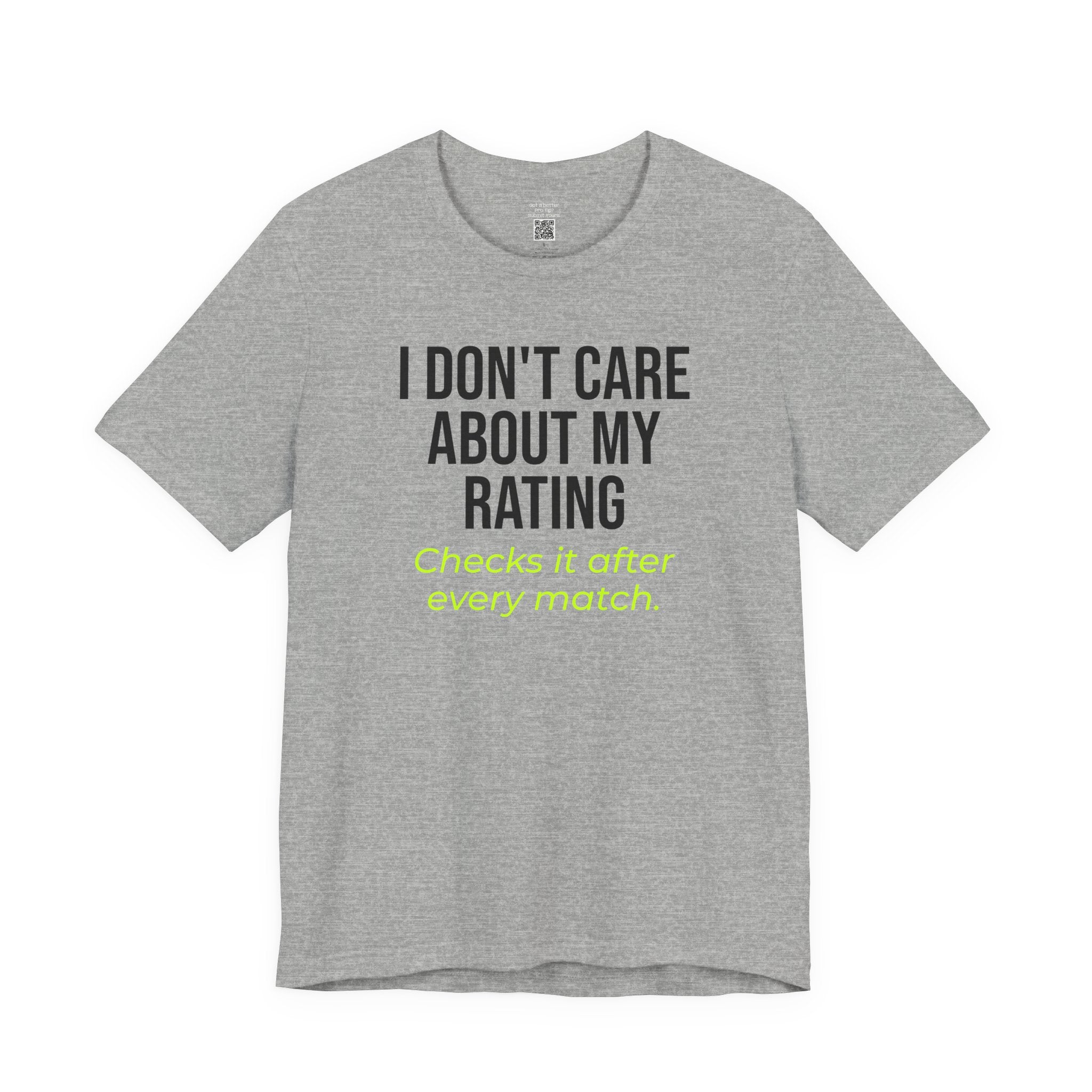I Don't Care About My Rating