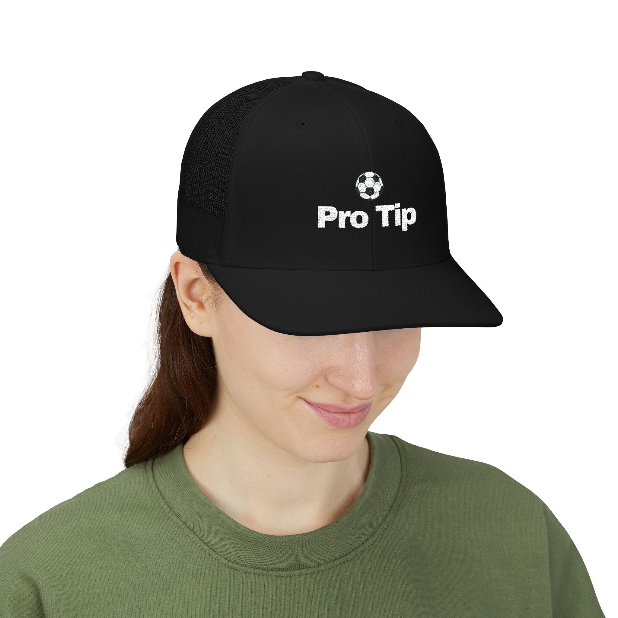 Pro Tip Soccer Snapback Trucker Cap
