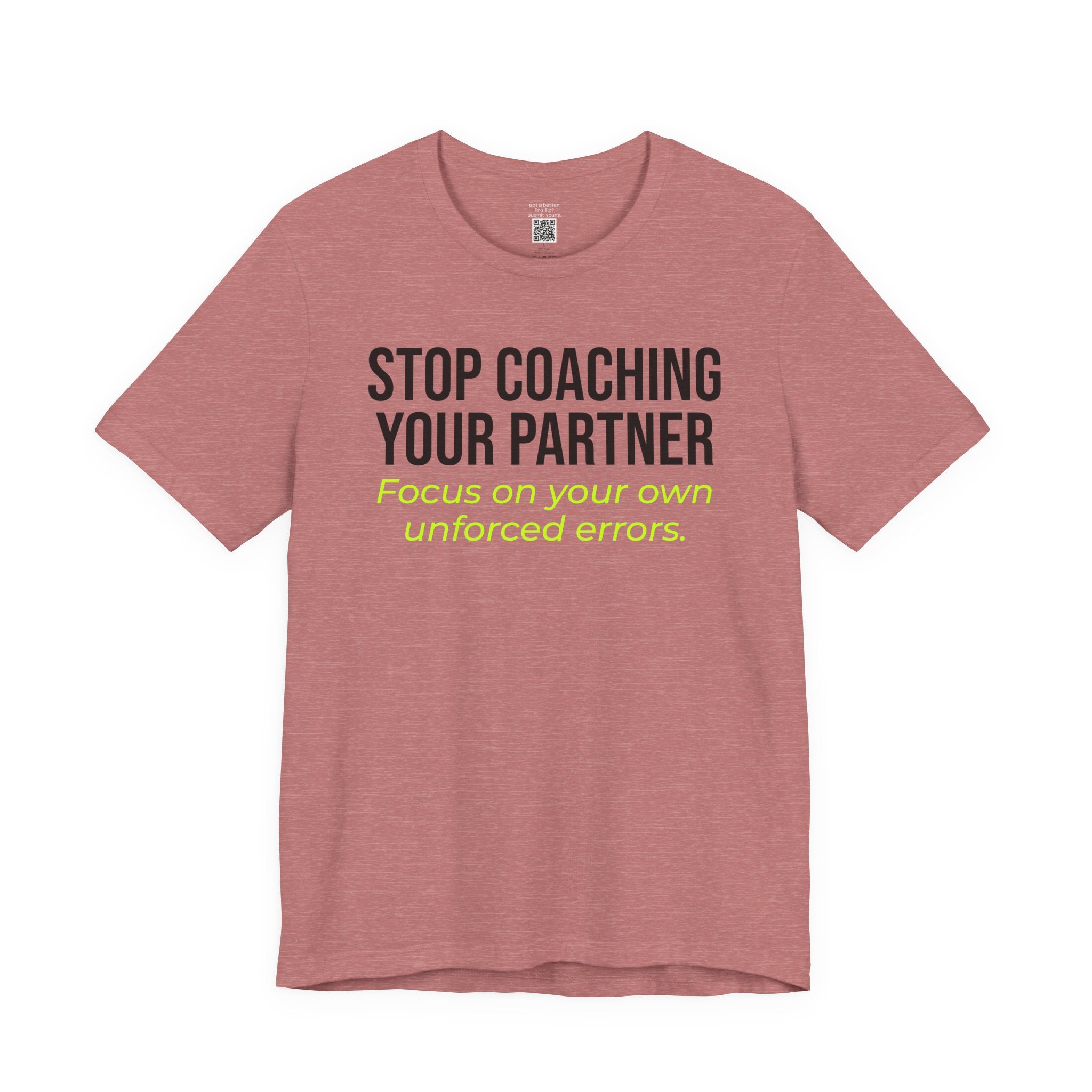 Stop Coaching Your Partner