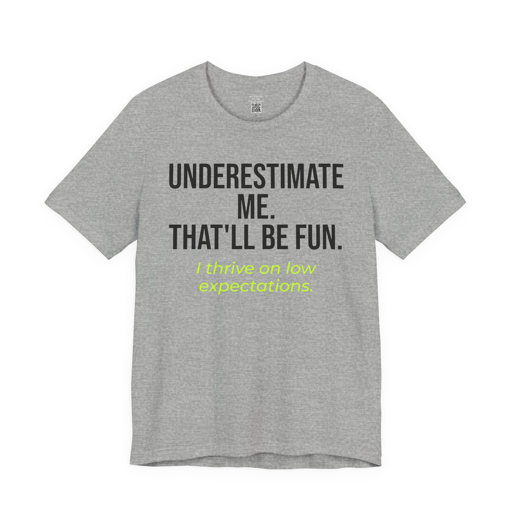 Underestimate Me